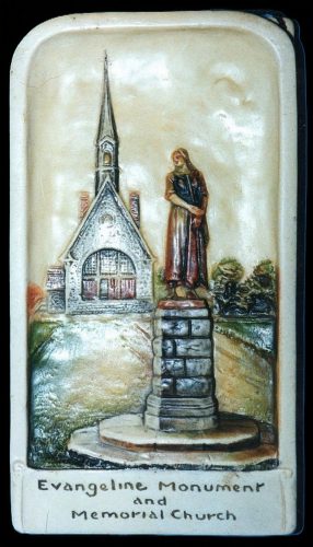 Evangeline Monument and Memorial Church 3¼x5¾