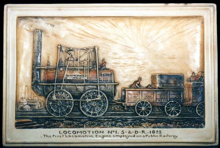 Locomotion No 1 S & D R 1825 9.25 x 6.25
