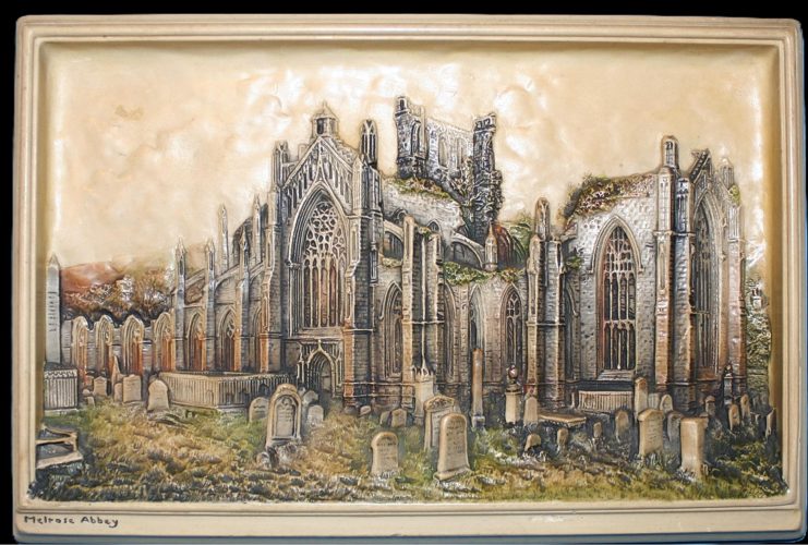 Melrose Abbey 11¼x7½