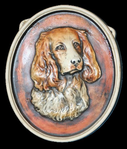 Spaniel Dog 5x6 Oval (no actual title)