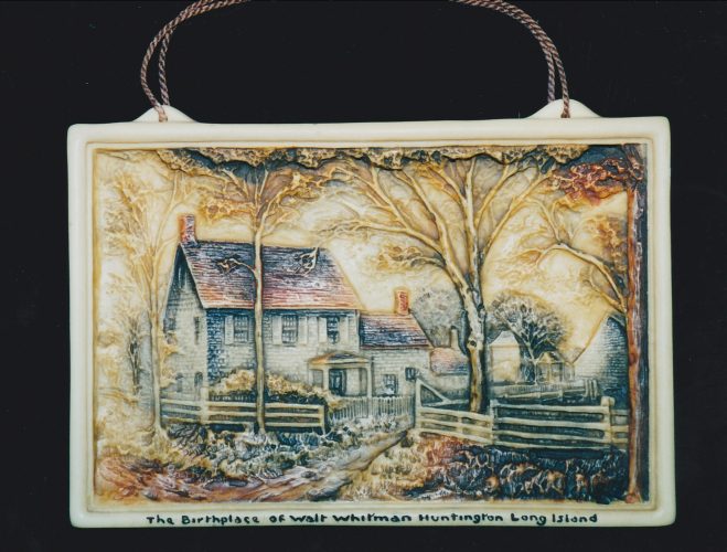 The Birthplace of Walt Whitman Huntingdon Long Island 6x4 black background